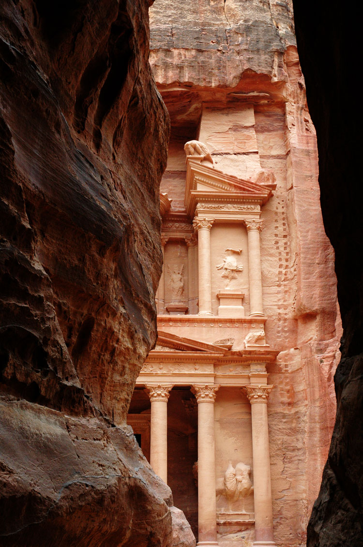 The Treasury, Petra - By Flickr user Riley and Amos