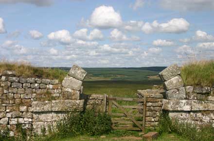 Hadrian's Wall Path - Through Milecastle Gate - © William Mackesy