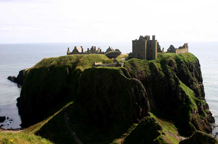 The classic view from the cliffs