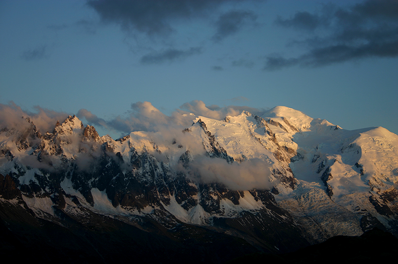  Mt Blanc from Lac Blanc, sunset