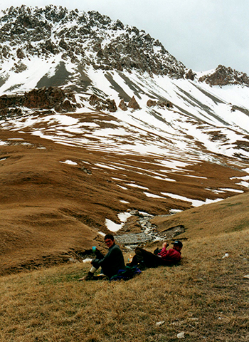 Toward the high pass