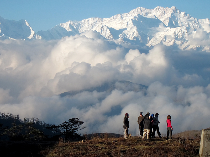 Kanchenjunga from Sandakphu, evening light