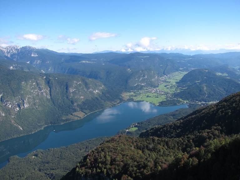 Down onto Lake Bohinj © William Mackesy