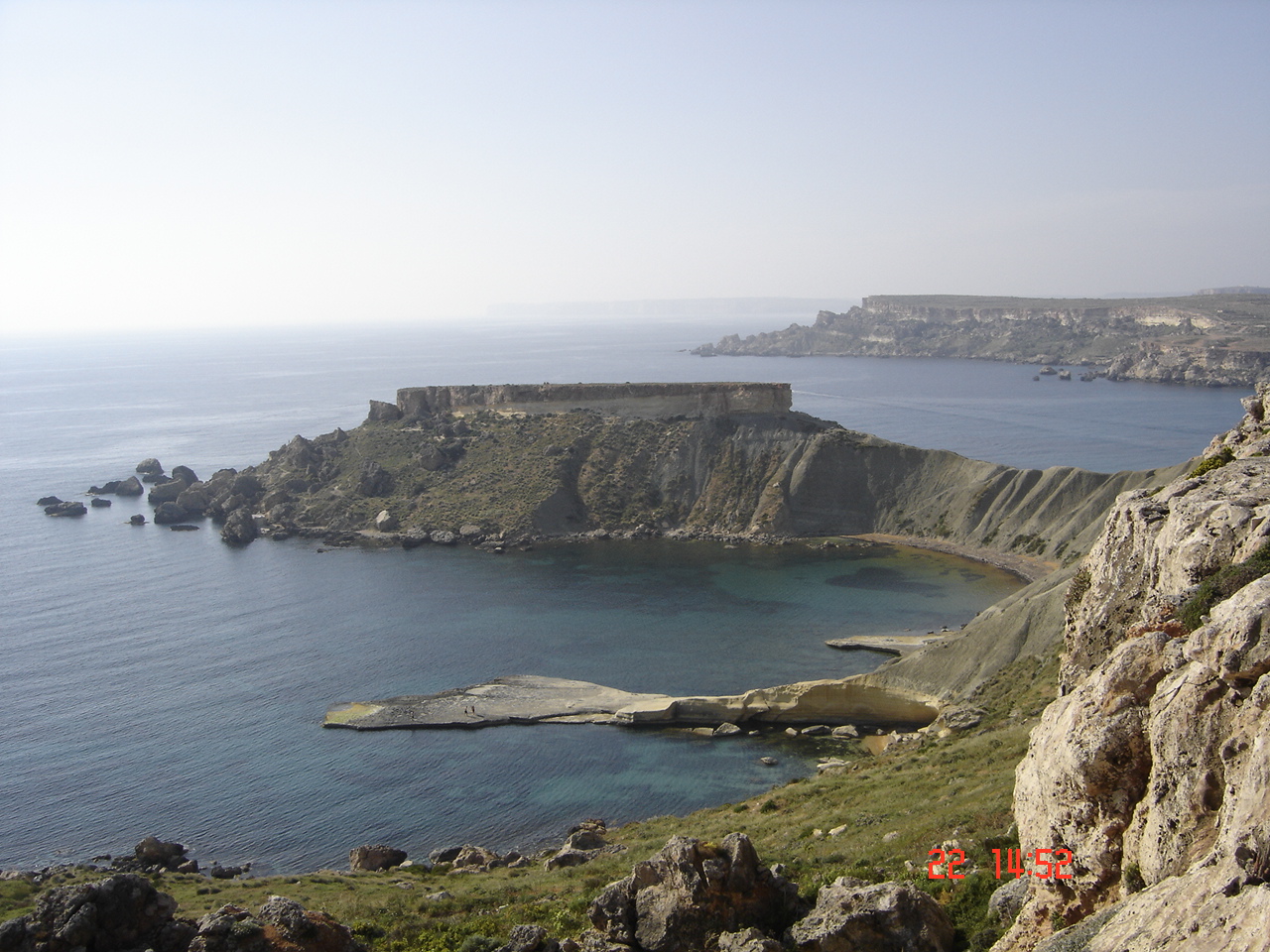 Malta, Malta Coastal walk, Near Golden Bay, Walkopedia