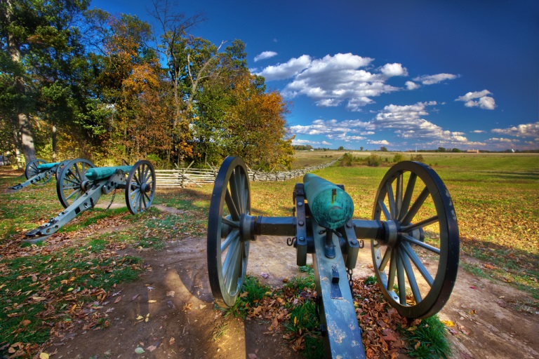 USA Eastern, Gettysburg, Civil War Cannons on Seminary Ridge, Walkopedia