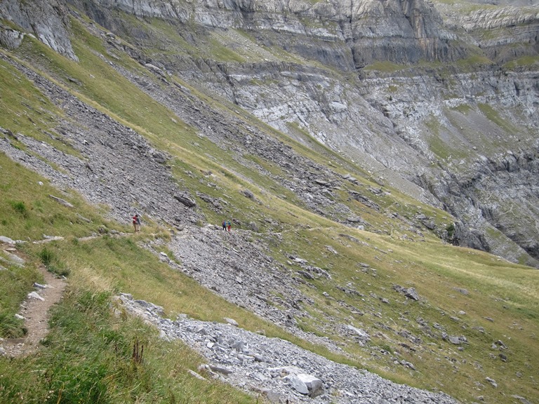 Spain Pyrenees, GR11, Side of Ordesa Canyon, Walkopedia