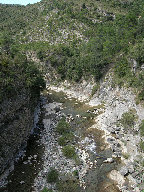 Spain Pyrenees, Anisclo Canyon, Anisclo, Walkopedia