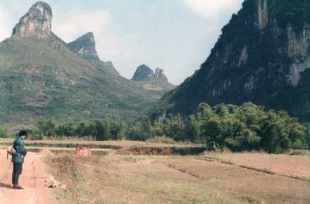 Around Yangshuo, Guilin - 1989 - ©Copyright William Mackesy