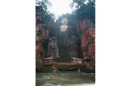 China Sichuan, Leshan Grand Buddha, Leshan Dafu - , Walkopedia