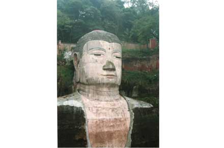 China Sichuan, Leshan Grand Buddha, Leshan Dafu - , Walkopedia