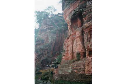 China Sichuan, Leshan Grand Buddha, Leshan Dafu - , Walkopedia