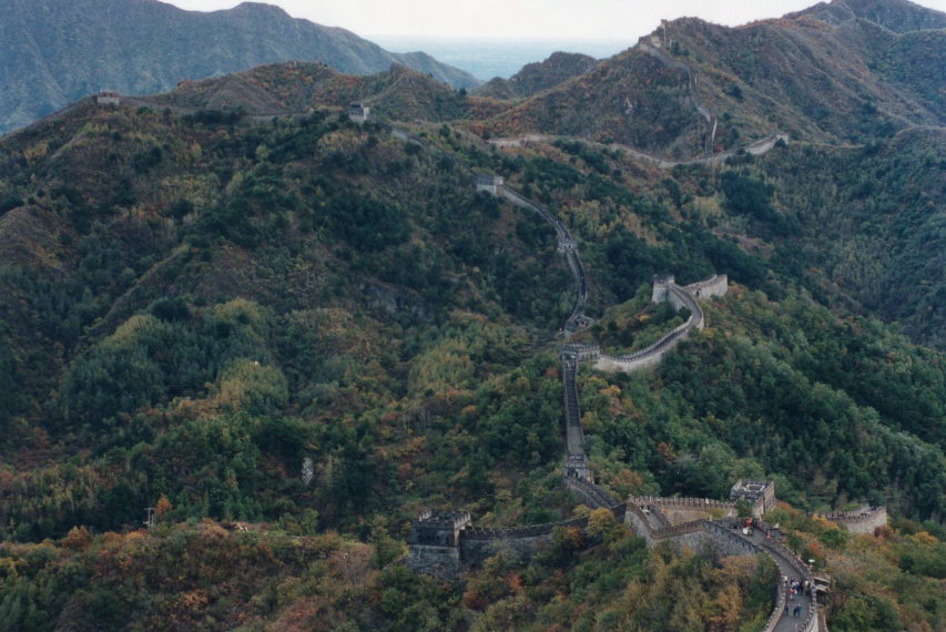 Great Wall: Classic view, near Badeling, N of Beijing - © William Mackesy