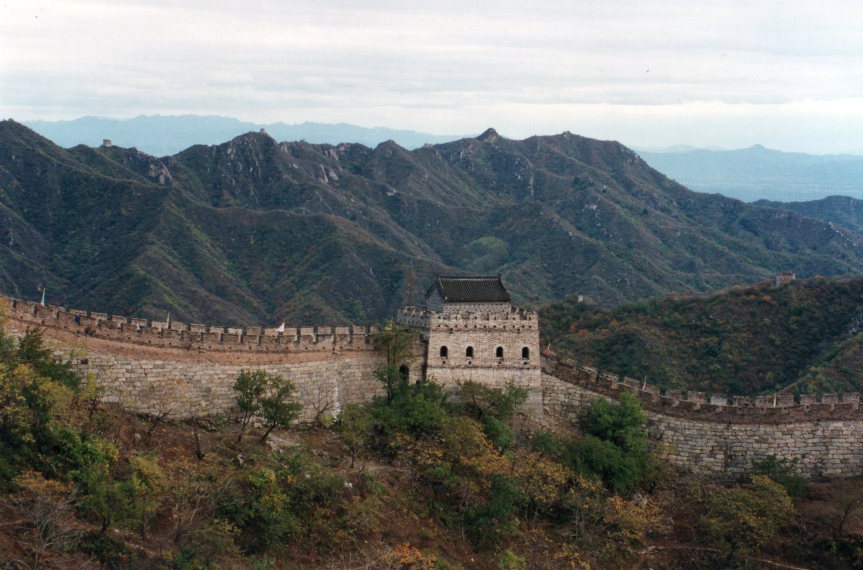 Great Wall: Near Badeling, N of Beijing - © William Mackesy