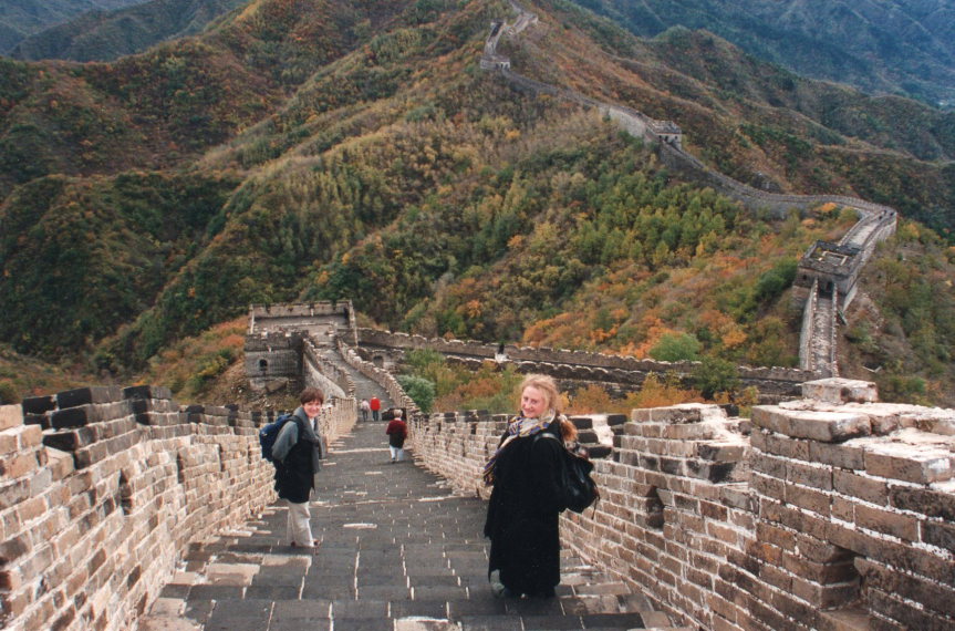 China, Great Wall, Very steep section, near Badeling, N of Beijing, Walkopedia