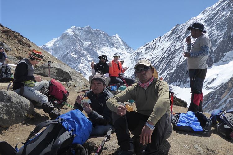 Nepal, Manaslu Circuit, Rest time between Samdo and Larke Phedi (Dharamsala), Walkopedia