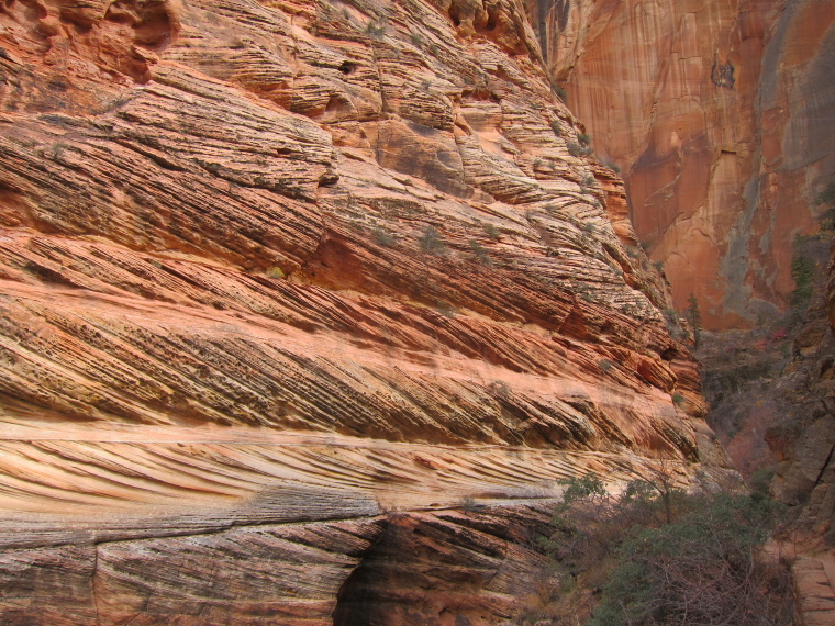 USA SW: Zion, Zion National Park, Echo canyon strata, Walkopedia