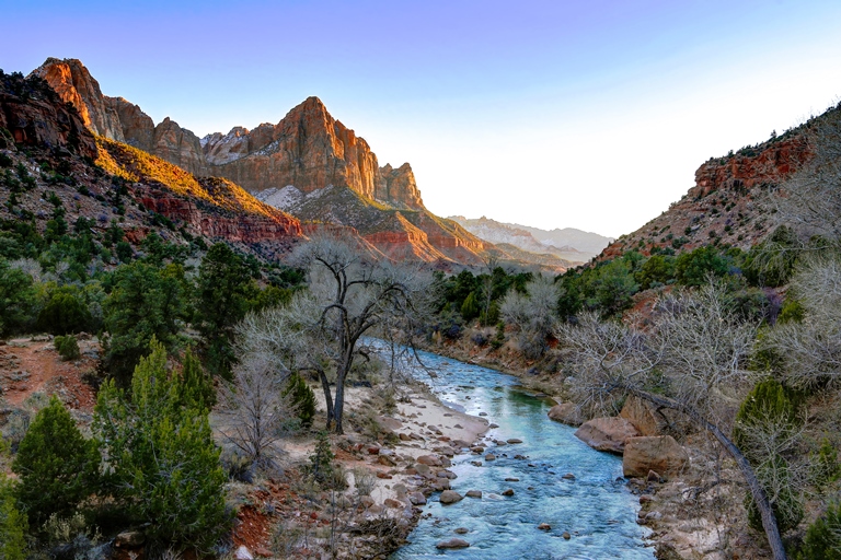 USA SW: Zion, Zion National Park, The Watchman, Zion National Park, Walkopedia