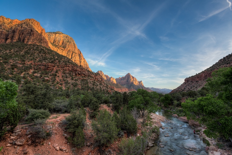 USA SW: Zion, Zion National Park, Zion National Park - Canyon Sunset, Walkopedia