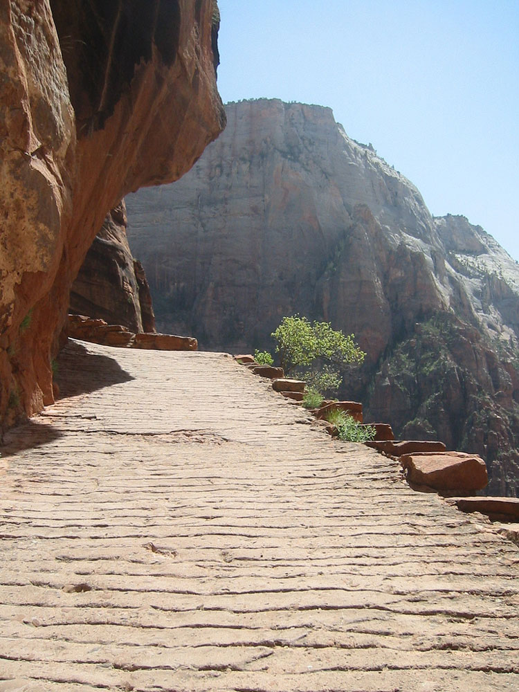 USA SW: Zion, Angel's Landing, Cut, Angel's Landing, Walkopedia