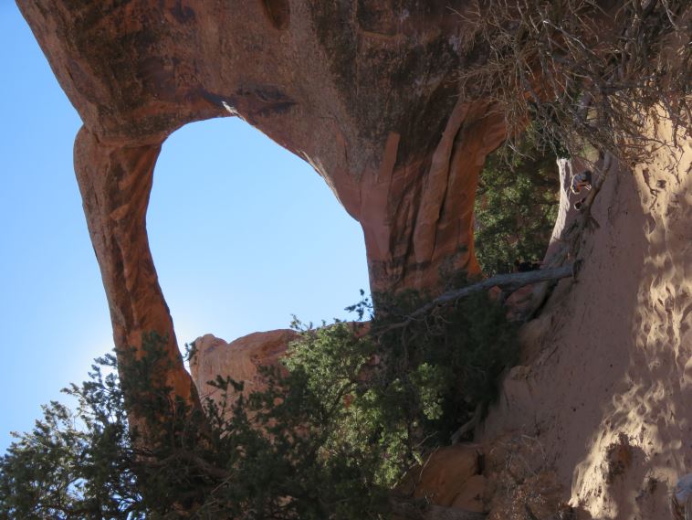 USA SW: Arches NP, Arches National Park, Double O Arch, Walkopedia