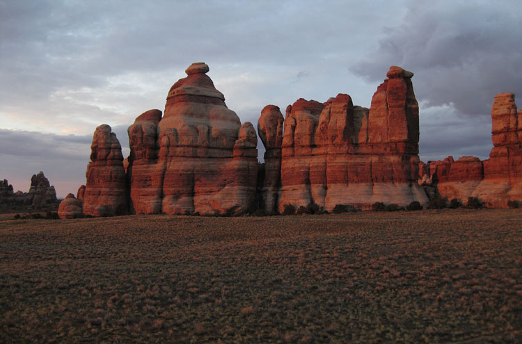 USA SW: Canyonlands NP, Chesler Park, Sunset Needles, Walkopedia