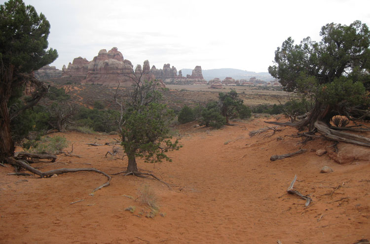 USA SW: Canyonlands NP, Chesler Park, Chesler Park, Walkopedia