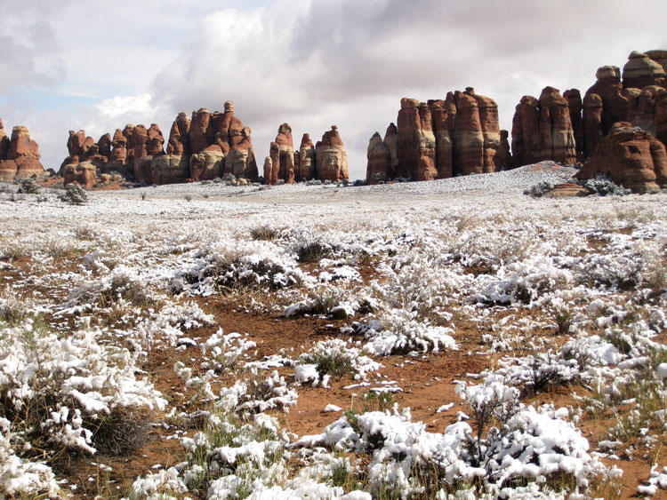 USA SW: Canyonlands NP, Chesler Park, Chesler Park, Walkopedia