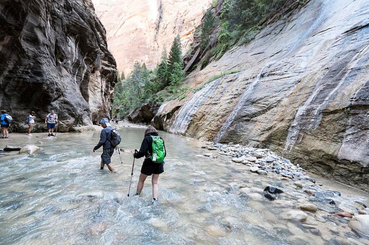 USA SW: Zion, Zion Narrows, The Narrows at Zion, Walkopedia