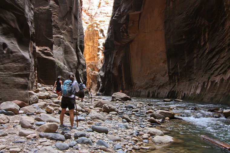 USA SW: Zion, Zion Narrows, Zion Canyon Narrows , Walkopedia