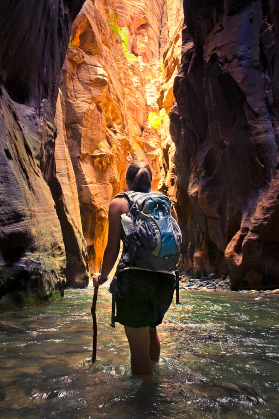 USA SW: Zion, Zion Narrows, Into the Narrows, Walkopedia