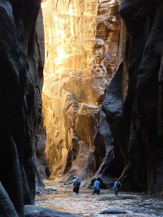 USA SW: Zion, Zion Narrows, Zion Narrows Water Walking, Walkopedia