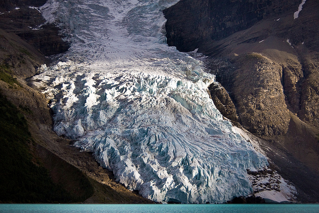 Canada Brit Col: Mt Robson NP,  Berg Lake, Berg Lake - Berg Glacier, Walkopedia