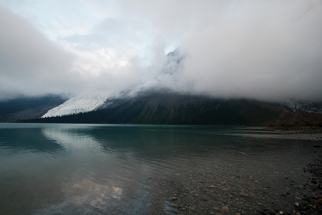 Canada Brit Col: Mt Robson NP,  Berg Lake, Berg Lake, Walkopedia