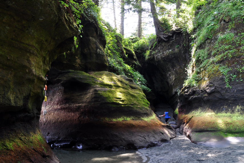 Canada Vancouver, West Coast Trail, Canadian Cave Explorer. West Coast Trail, Vancouver Island , Walkopedia