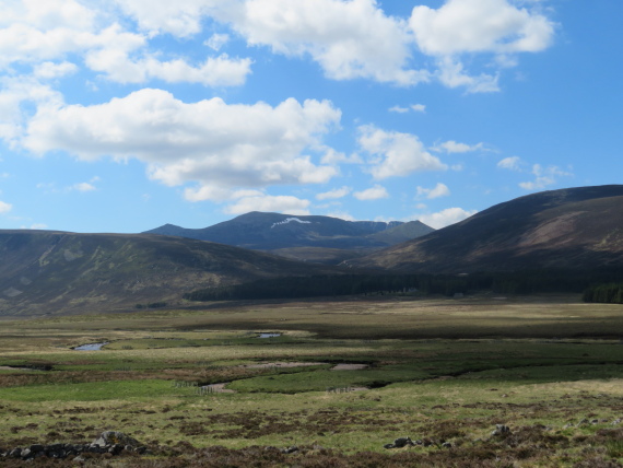 United Kingdom Scotland Cairngorms, Lochnagar and Loch Muick, Lochnagar across Glen Muick, Walkopedia