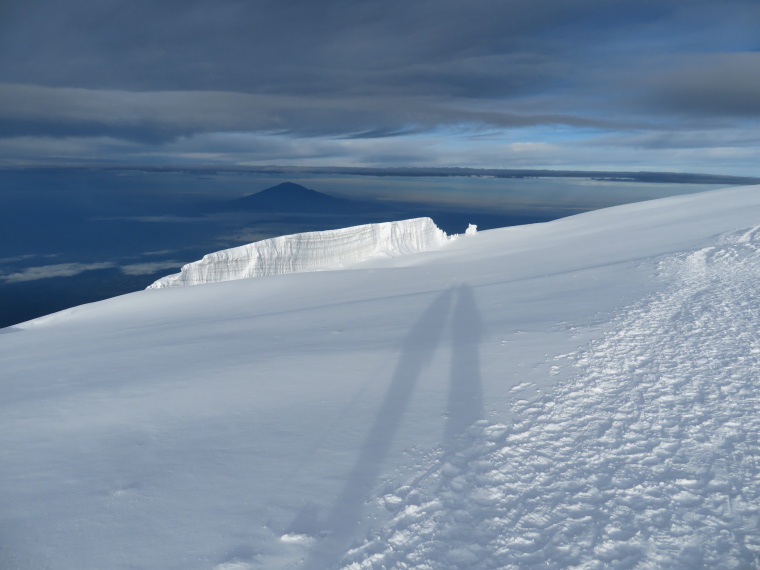 Tanzania Mount Kilimanjaro, Climbing Kilimanjaro Summit, Mt Meru from summit ridge, Walkopedia