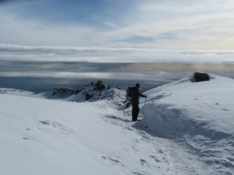 Tanzania Mount Kilimanjaro, Climbing Kilimanjaro Summit, Summit ridge, Walkopedia