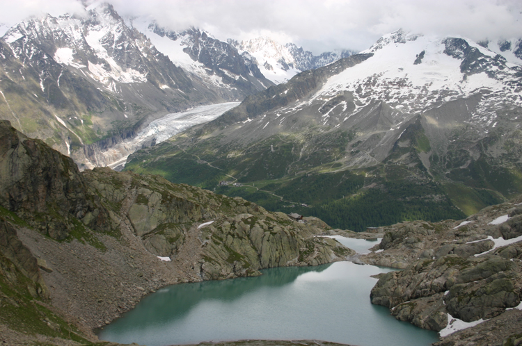 France Alps Aiguilles Rouges, Aiguilles Rouges, Mt Blanc From Lac Blanc, Walkopedia