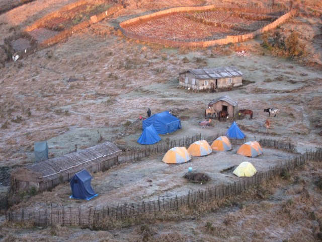 India Sikkim and nearby, Singalila Ridge, Campsite, Tonglu, Walkopedia