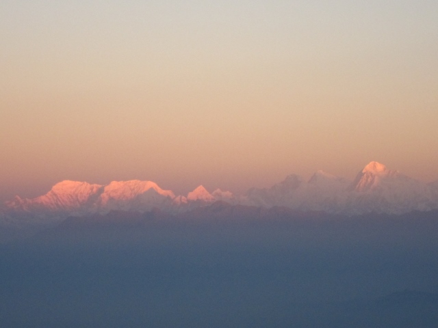 India Sikkim and nearby, Singalila Ridge, Sandakphu, first light on Makalu, Walkopedia