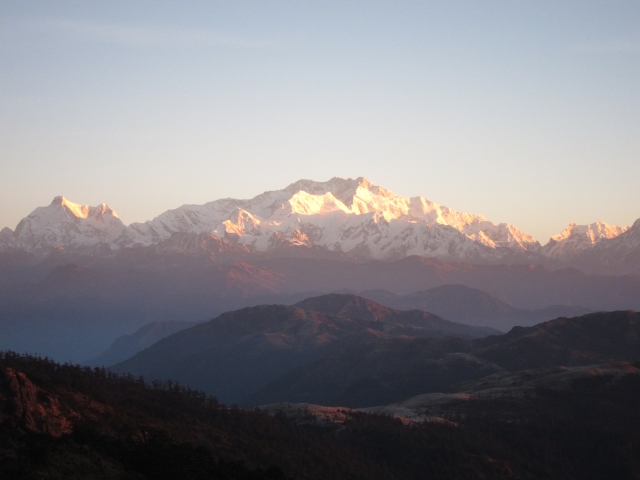 India Sikkim and nearby, Singalila Ridge, Sandakphu, early light, Walkopedia