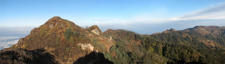 India Sikkim and nearby, Singalila Ridge, Singalila Ridge, From Phalut, Walkopedia