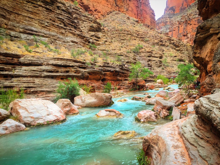 USA SW: Grand Canyon, Havasu Canyon, Havasu Canyon , Walkopedia