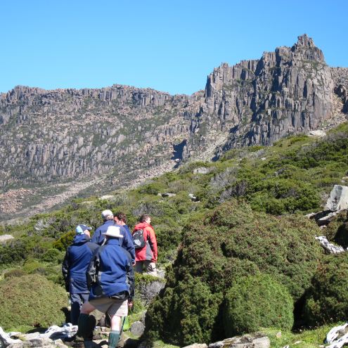 Australia Tasmania, Overland Track, Day 4 - Toward the cliffs of Ossa, Walkopedia