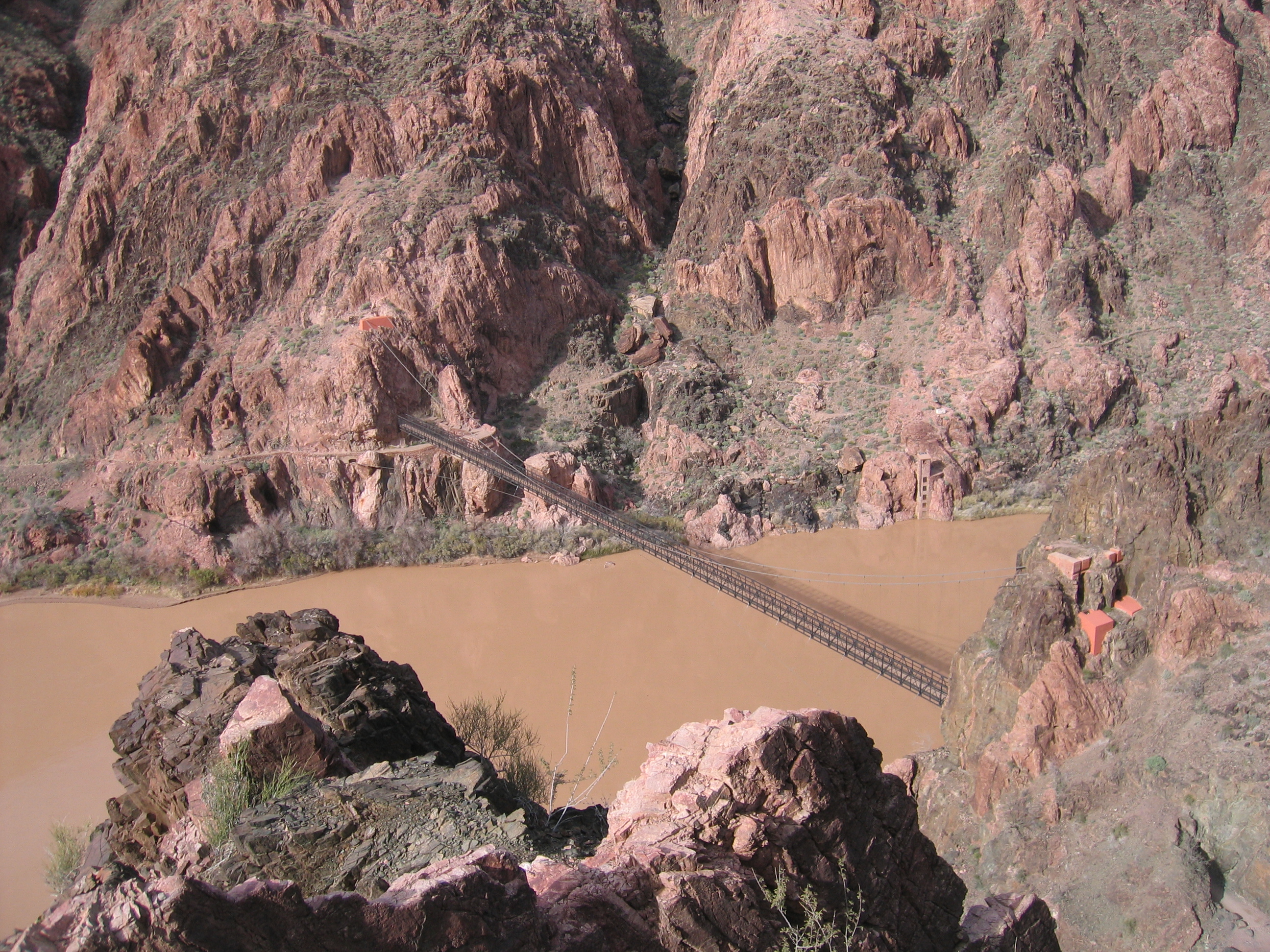 USA SW: Grand Canyon, Grand Canyon Hikes and Walks, Colorado River Crossing, South Kaibab Trail, Walkopedia