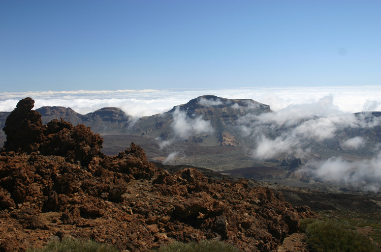 Spain Canary Islands: Tenerife, El Teide and Pico Viejo, Las Canadas From below Pico Viejo, Walkopedia