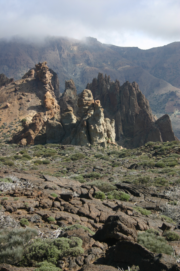 Spain Canary Islands: Tenerife, El Teide and Pico Viejo, Roques de Garcia - rope lava, Walkopedia