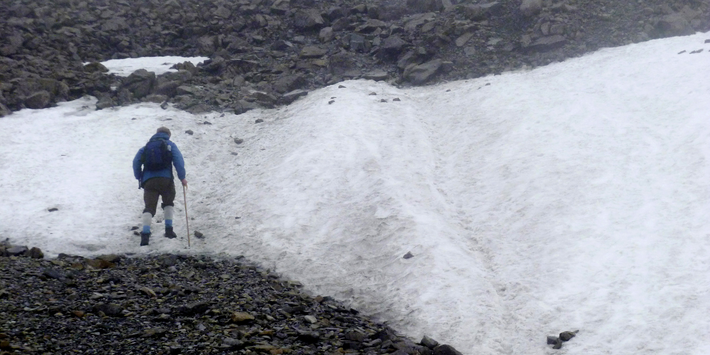 United Kingdom Scotland SW Highlands, Ben Nevis, Snow line , Walkopedia