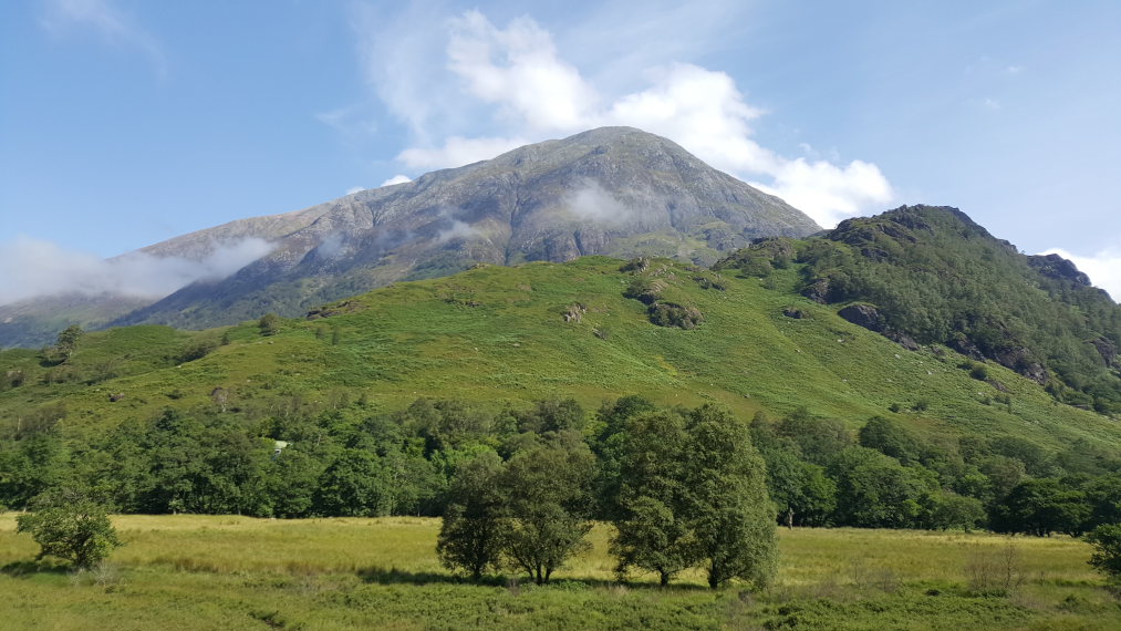 United Kingdom Scotland SW Highlands, Ben Nevis, Ben Nevis fm Glen Nevis, Walkopedia