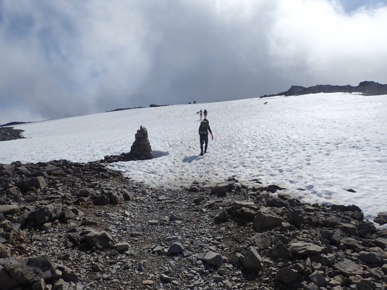 United Kingdom Scotland SW Highlands, Ben Nevis, Entering the snowline, Walkopedia